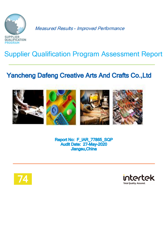 supplier Qualification Program